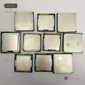 JOB LOT 10 X MIXED CPU INTEL CORE I3 I7 PENTIUM XEON AMD FX A8-7600 FOR PARTS - Picture 1 of 5