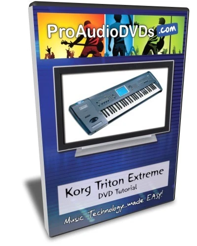 Korg Triton Extreme DVD Video Training Tutorial Manual - Image 1 of 1