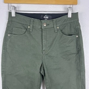 Lularoe Jeans Women’s Green Magic Waist Band Skinny Stretch Pants Size 26 EUC - Picture 1 of 12