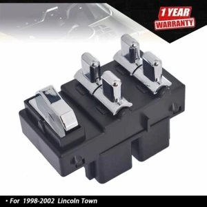 For 1998-2002 Lincoln Town Car Front Left Driver Side Window Switch F8VZ14529 - Picture 1 of 7