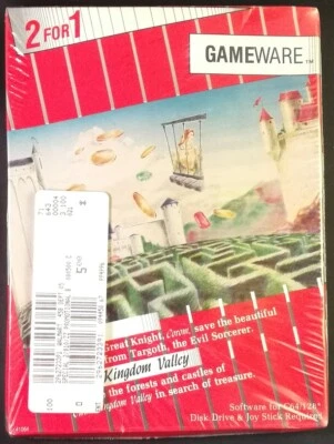 Twin Kingdom Valley & Corom Commodore 64 C64 - 1984  *SEALED* - Image 1 of 4