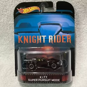 Hot Wheels Retro Entertainment - Knight Rider KITT Super Pursuit Mode (Trans Am) - Picture 1 of 6