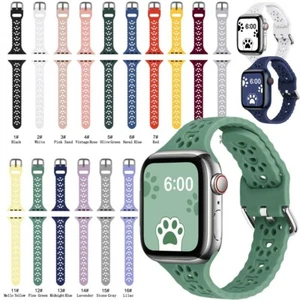 Strap Replacement For Apple Watch Series 7 6 5 4 3 2 Silicone Sport Band Belt  - Bild 1 von 28