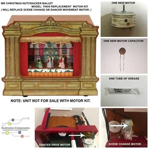 MR CHRISTMAS NUTCRACKER BALLET MODEL 79404- REPLACEMENT PART- SCENE&DANCER MOTOR - Picture 1 of 3