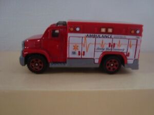 Matchbox Fire And Rescue Ambulance   -  Mint