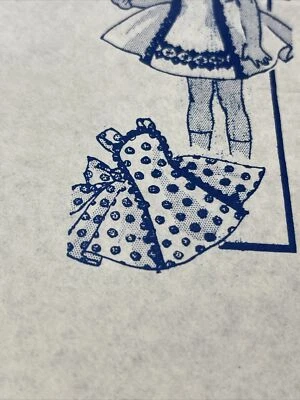 Embroidered Pinafore Vintage Mail Order Sewing Pattern Girl Child’s Sz 2 4 6 8 - Image 1 of 4