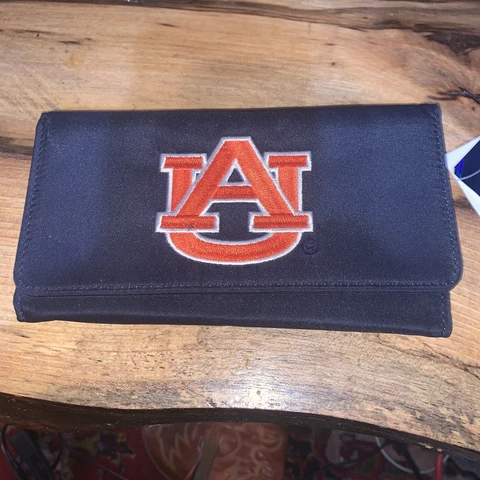 Auburn Tigers Sandol Nwt Wallet Embroidered Ladies Check Cover