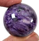 Charoite Crystal Polished Sphere Russia 38.4 Grams A-Grade