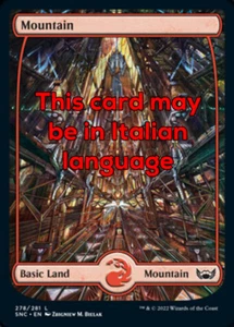 MTG MOUNTAIN 278 EXC - MONTAGNA - SNC - MAGIC - Picture 1 of 1