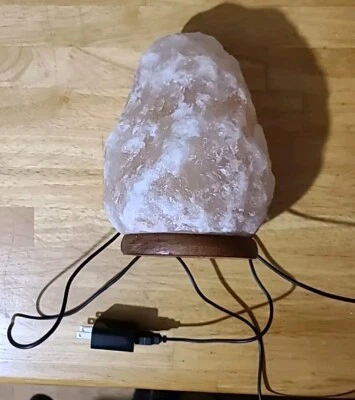 8 Lbs 8.5 In Tall Natural Himalayan Salt Lamp Color Switch EXTRA LARGE - Image 1 of 4
