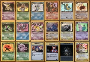 Pokemon Team Rocket Rare Holo cards Dark Charizard Blastoise Alakazam you Choose - Picture 1 of 19