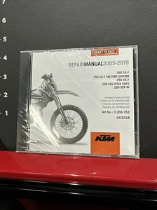 KTM REPAIR MANUAL 250 SX-F, XC-F, EXC-F, XCF-W 2005-2019 MANUAL 3.206.352 - Bild 1 von 2