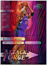 1999-00 Fleer Force Attack Force Forcefield Vince Carter  *TORONTO RAPTORS*