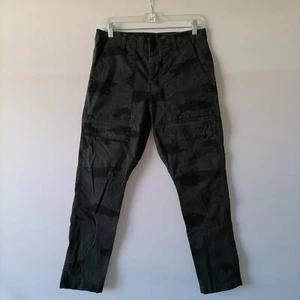J Brand Womens Grey & Black Mid Rise Camo Slimming Skinny Cargo Pants Size 30 - Picture 1 of 7