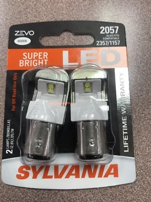 Nuevo Juego de Dos Bombillas Blancas Sylvania ZEVO 2057 2357/1157 LED 6000K Foto 1 de 2