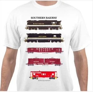 Maglietta Southern Railway Steel Mill Train Railroad di Andy Fletcher - Foto 1 di 1