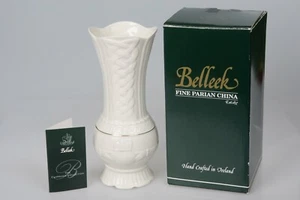 150 Year Anniversary 1857- 2007 Belleek Claddagh 9” Vase Fine China Ireland IOB - Picture 1 of 9