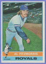 1976 Topps Al Fitzmorris #144 Kansas City Royals