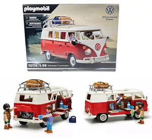 Playmobil 70176 Volkswagen T1 Camping Bus Camper Motorhome Toy Model VW Official - Picture 1 of 6