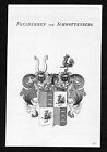 ca. 1820 Schrottenberg Wappen Adel coat of arms Kupferstich antique print