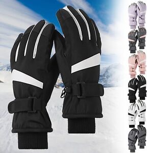 Ski Gloves Snow Gloves For Women Waterproof Snowboard Gloves Insulated