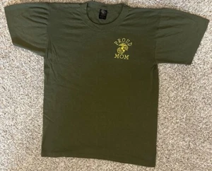 Vintage USMC Marine Corps PROUD MOM T Shirt Medium Military Service 1990s USA - Picture 1 of 5