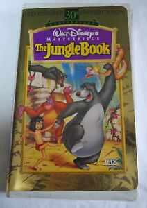 Disney The Jungle Book VHS Tape 30th Anniversary Masterpiece Edition
