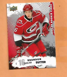 BRANDON SUTTER UPPER DECK ROOKIE CLASS 2008-09 CARD # 45 - Picture 1 of 1