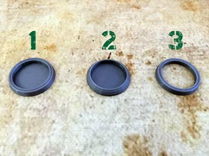 100 x 25mm to 32mm base adapter (round) - Warhammer 40K compatible | 3D printed - Picture 1 of 2