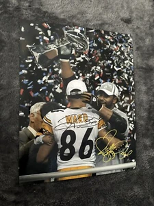 Hines Ward & Jerome Bettis Signed Pittsburgh Steelers 16x20 Photo (JSA) - Picture 1 of 1