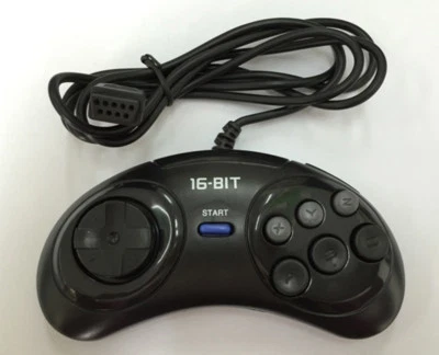 16-bit Controller Handle 6 Button Gamepad For SEGA GENESIS & MEGADRIVE - Image 1 of 3