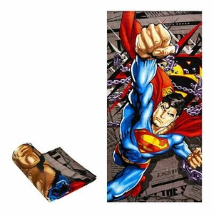 Superman Daily News Beach Towel 100% Cotton - Picture 1 of 2