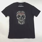 Criss Angel Mindfreak T-Shirt Men XL Black Skull Cotton Short Sleeve Round Neck