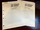 SONY UP-D2600 UP-D2600S PRINTER VOL 1/2 Service Manual FROM THE USA **ORIGINAL**