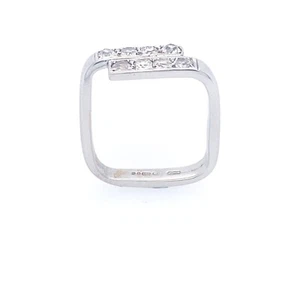 9ct White Gold 0.40ct Old Cut Diamond Ring - Picture 1 of 4