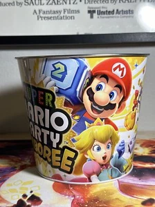 Super Mario Party Jamboree Popcorn Tin Bucket Pre-order Bonus (Target Exclusive) - Picture 1 of 5
