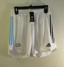 NWT Adidas New England Revolution Mens Away Authentic Shorts L White MSRP$60