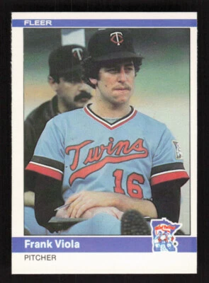 1984 Fleer #575 Frank Viola Minnesota Twins - Image 1 of 2