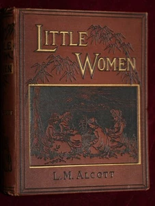 EXRARE 1880 LITTLE WOMEN LOUISA M ALCOTT CLASSIC FRANK MERRILL ILLUSTRATIONS! - Foto 1 di 16