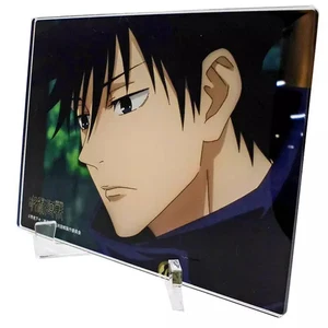 Panel de soporte acrílico Jujutsu Kaisen Fushiguro Megumi 4x4,5 pulgadas Premio Sega - Imagen 1 de 1