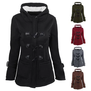 Hooded jacket cotton-padded women's clothing - Picture 1 of 29
