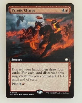 Pyretic Charge (Extended Art) Commander: Outlaws of Thunder Junction Reg NM - Image 1 of 2