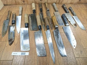 Damaged Lot of Japanese Chef's Kitchen Knives Broken from Japan NN346 - Picture 1 of 21