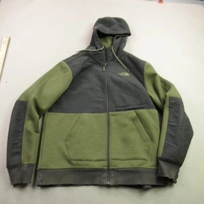 North Face Jacket Mens Medium Long Sleeve Full Zip Pockets Outdoors Hooded - Image 1 of 4