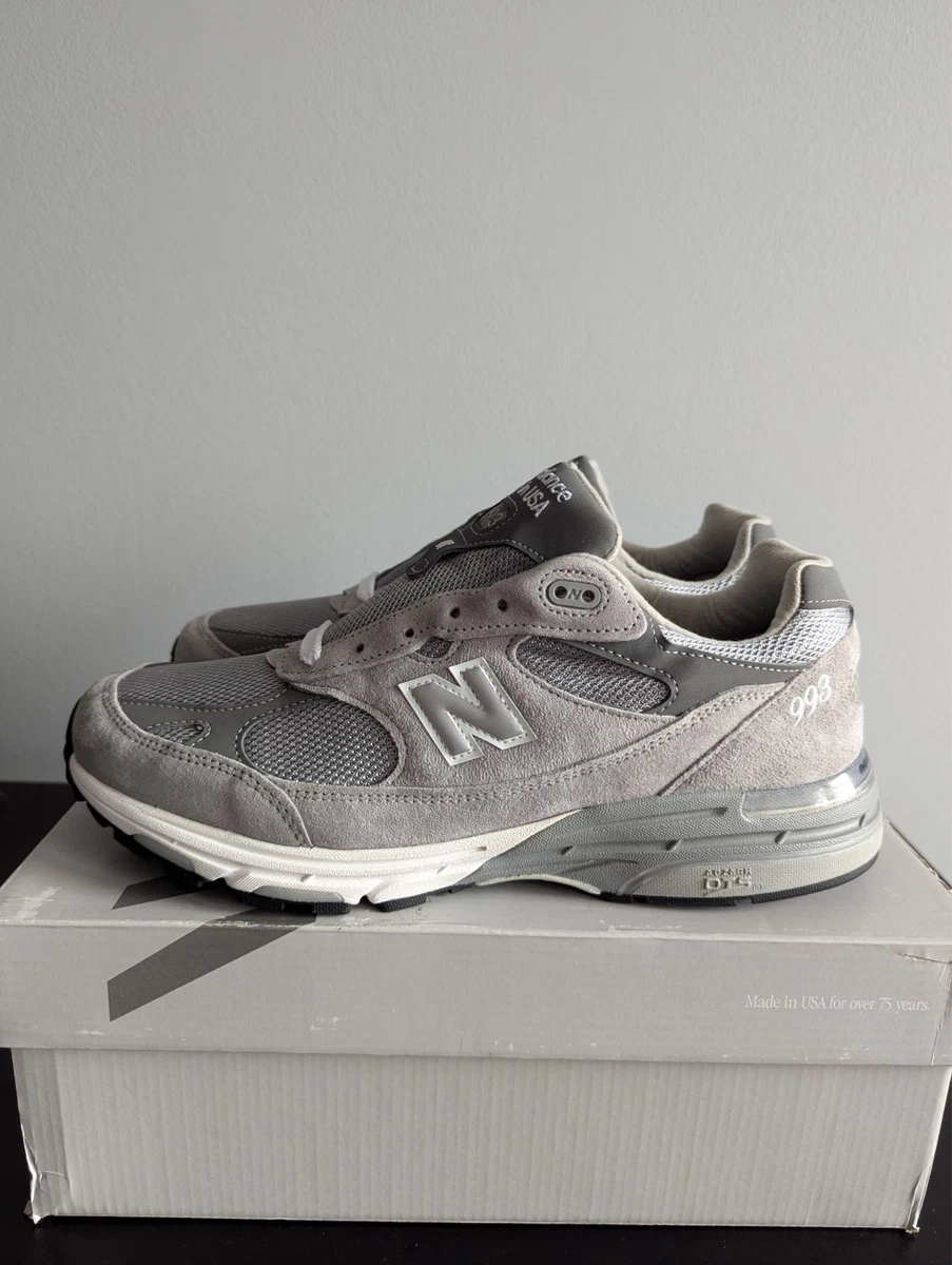 New Balance 993 Made in USA Narrow Grey White for Sale