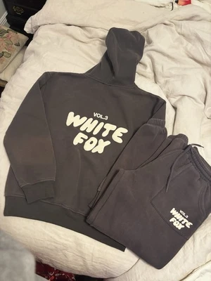white fox vol 3 brown sweatsuit sweatshirt hoodie set size M - Image 1 of 4