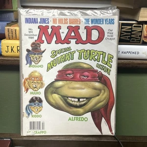 MAD Magazine #291 December 1989 TMNT, INDIANA JONES (VTG Retro) - Picture 1 of 3