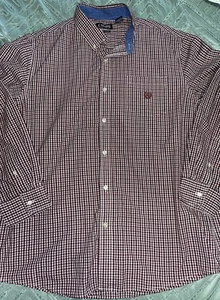 Chaps Men’s Long Sleeve Button Shirt Plaid Size XL - Picture 1 of 3