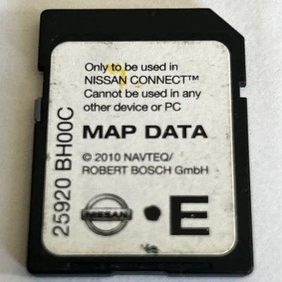 NISSAN CONNECT 1 MAP DATA SD CARD 2010 - Image 1 of 4