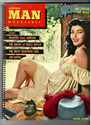 MODERN MAN Quarterly #16 Elke Summer, Josette Laroche, Madeline Castle, 1959 Foto 1 de 3